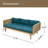 3 SEATER DAYBED WITH RATTAN ARMS-318321065