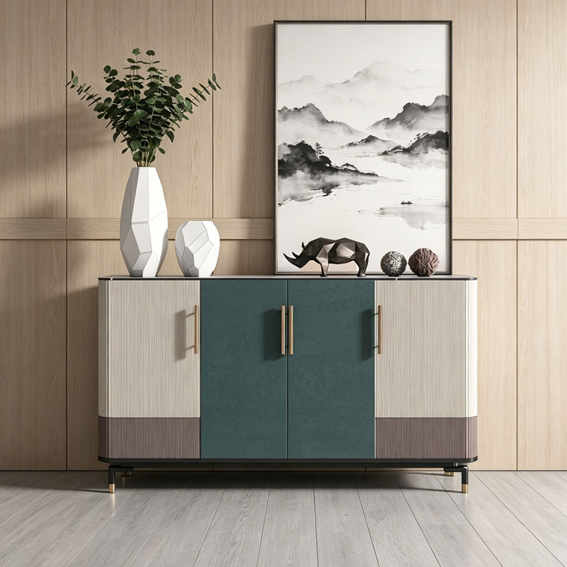 Armoire à chaussures scellée luxueuse de style italien