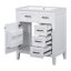 Ensemble de meuble-lavabo 30 po avec lavabo, armoire de salle de bain avec tiroirs, structure solide et panneau en bois aggloméré-490859903-490859902