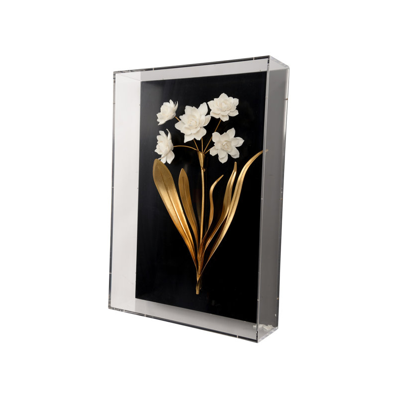 Porcelain Flower Black - D