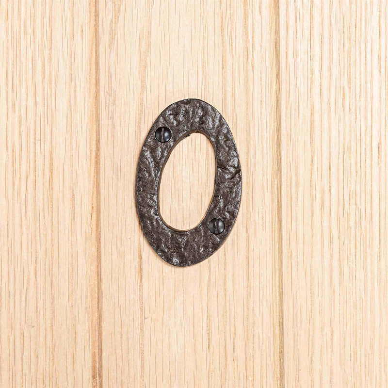 7.8cm H Iron House Number