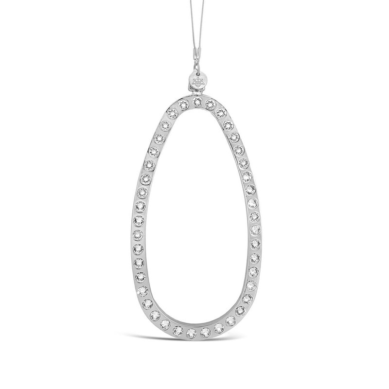 Ornement en forme de fête ovale, Platine