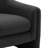Esly Upholstered Modern Curved Dark Gray Boucle Barrel Accent Chair-1933238659