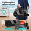 Aspirateur traîneau, aspirateur traîneau sans sac amélioré de 1 600 W, rembobinage automatique du cordon, filtre HEPA H13, grande capacité de 4 pintes, 5 outils pour planchers durs, tapis, animal de compagnie, revêtement, voiture-133071146