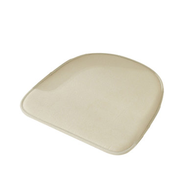 Solid Color Linen  U Shaped Chair Pads  Thick  Curved Horseshoe Seat Cushions Style Dining Chair Cushions For Home Kitchen Decor