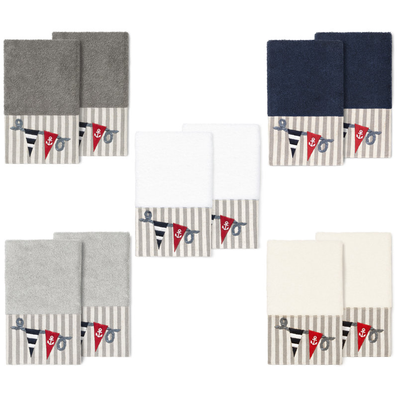 ETHAN Turkish Cotton Hand Towel, Dark Gray