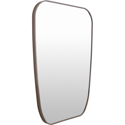 Miroir mural asymétrique en métal Sérone