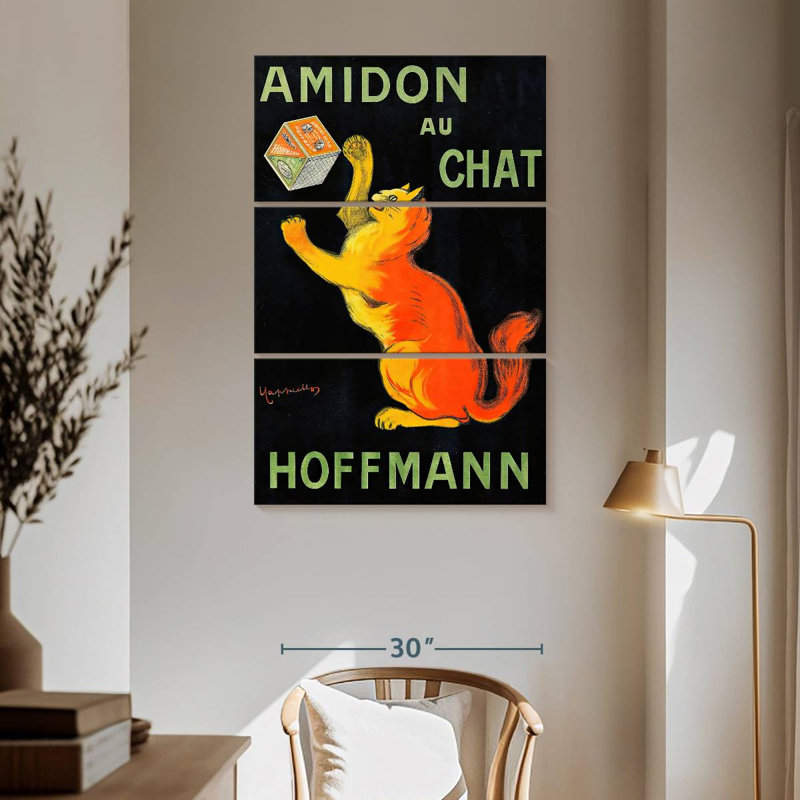 Brampt Amidon Au Chat, 65" H x 42" W