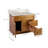 Brookings 37 Inch Bathroom Vanity with Top, Ready to Assemble, Painted Sherwin Williams– Design House, 597815-61197987