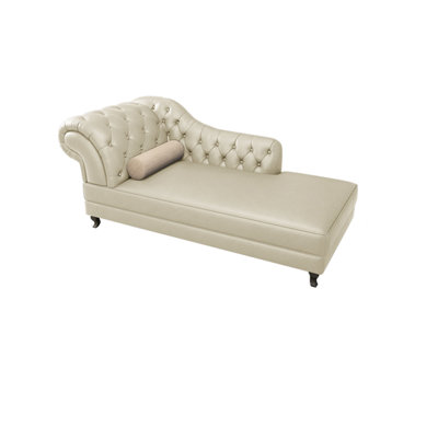 Chaise longue rembourrée rembourrée en tissu rembourré d'éponge