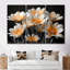 Ensemble de salon mural marguerites jaunes et noires Blowing I - Daisies-107190522-107190524