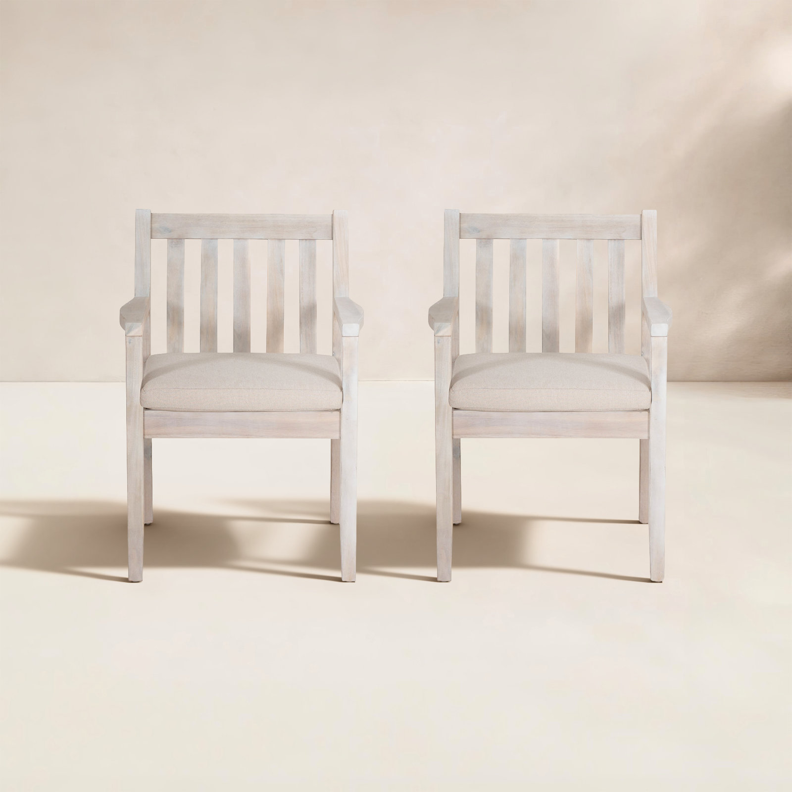 Amina Acacia Patio Armchair
