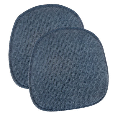 Non-Slip Mid Century Modern Shell Chair Cushion, Extra Thick Filling by Charlton Home