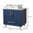 Ebony 24'' Blue Morden Free-standing Single Bathroom Vanity Set