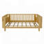 Wood Low Profile Bed with Safety Rails for Girls and Boys, Easy Access and Versatile Design-1140077108