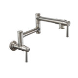 Davoli Pot Filler - Dual Handle Wall Mount - Traditional