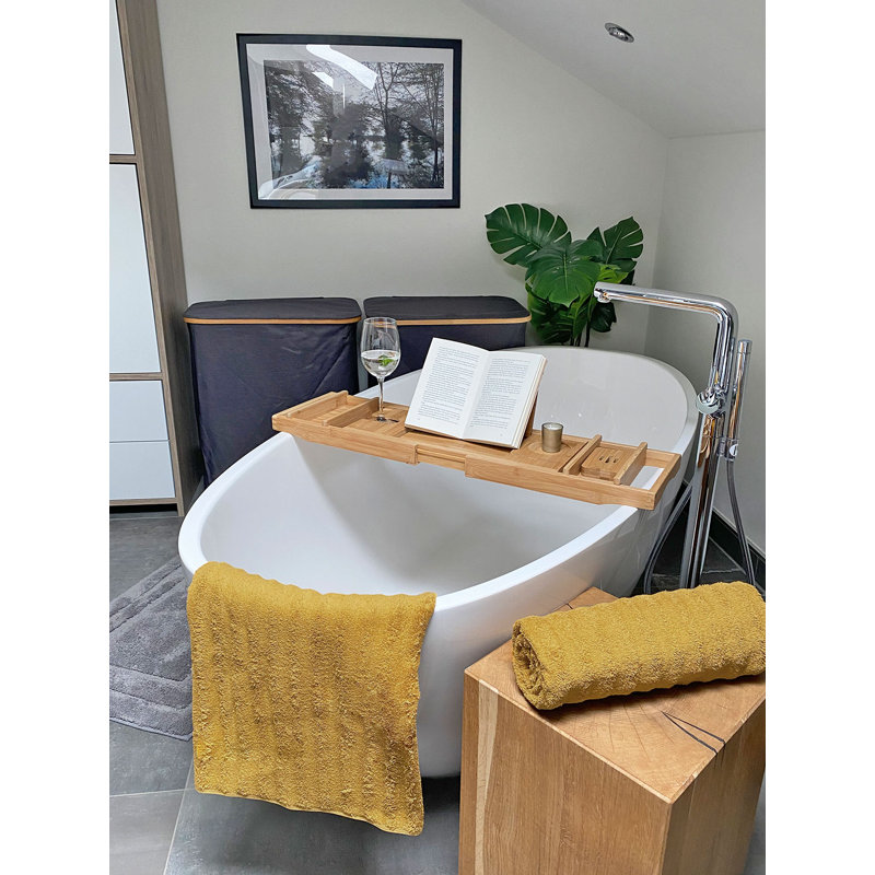 Midweight Bath Towel, Mustard