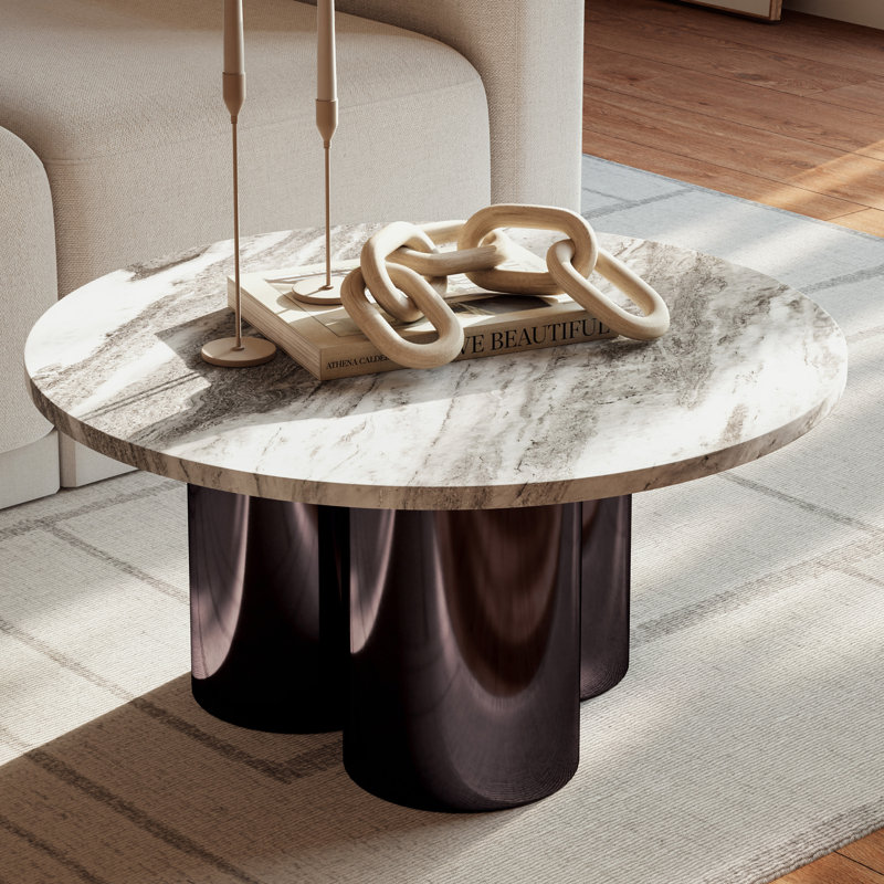 Soder - Martie Coffee Table - Toronto Sand Marble Finish