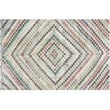 One-of-a-Kind Hand-Knotted 1960s 5'4" x 8'6" Wool Area Rug in Green/Brown/Gray