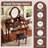 5-Drawer Makeup Vanity Table With Adjustable Angle Mirror-1394054481