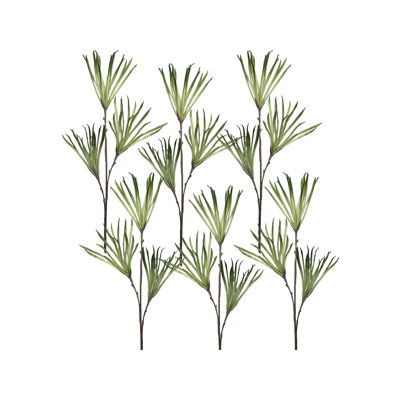 Ensemble de 6 jets artificiels vert 7,7 po x 5,9 po x 40,2 po Dracaena