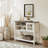 39.4" W Sideboard with Glass Door and Adjustable Shelf-1172134889