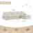 123'' Modular Upholstered Casual Cloud Sectional-85685908