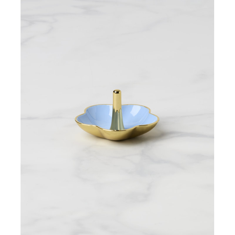 Kate Spade Make It Pop Metal Ring Dish, Blue