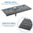 Mount-It! TV Shelf for Wall Mounted TV, Adjustable Screen Top Shelf for Cable Box & Streaming Device