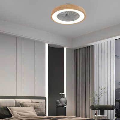 Ventilateur de plafond encastré à DEL 20 po