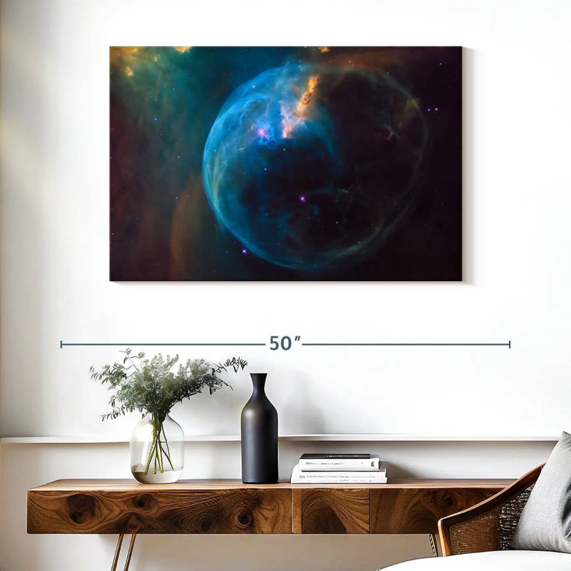 Oberle Bubble Nebula, 26" H x 39" W