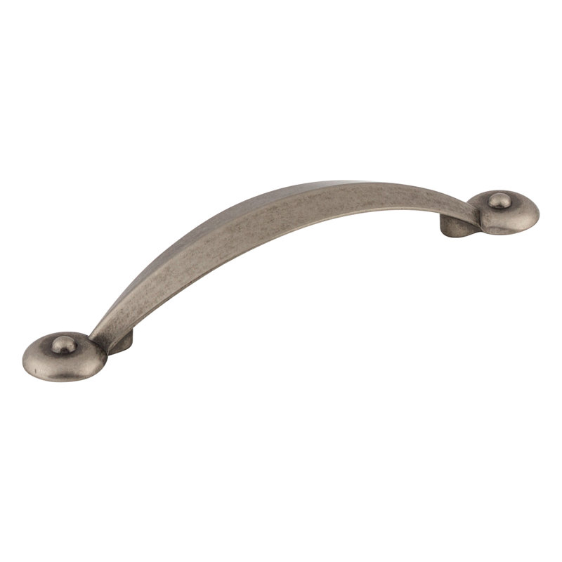 Angle Bar pull, Pewter Antique, 3 3/4" Center to Center
