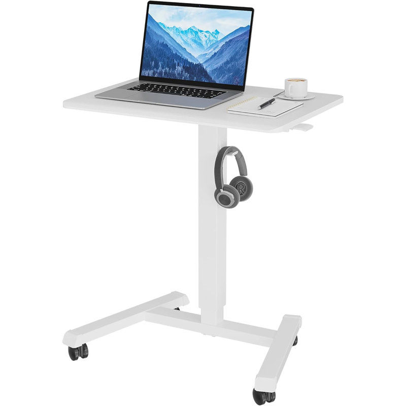 Bureau debout l 25,6 po Midajah, Blanc