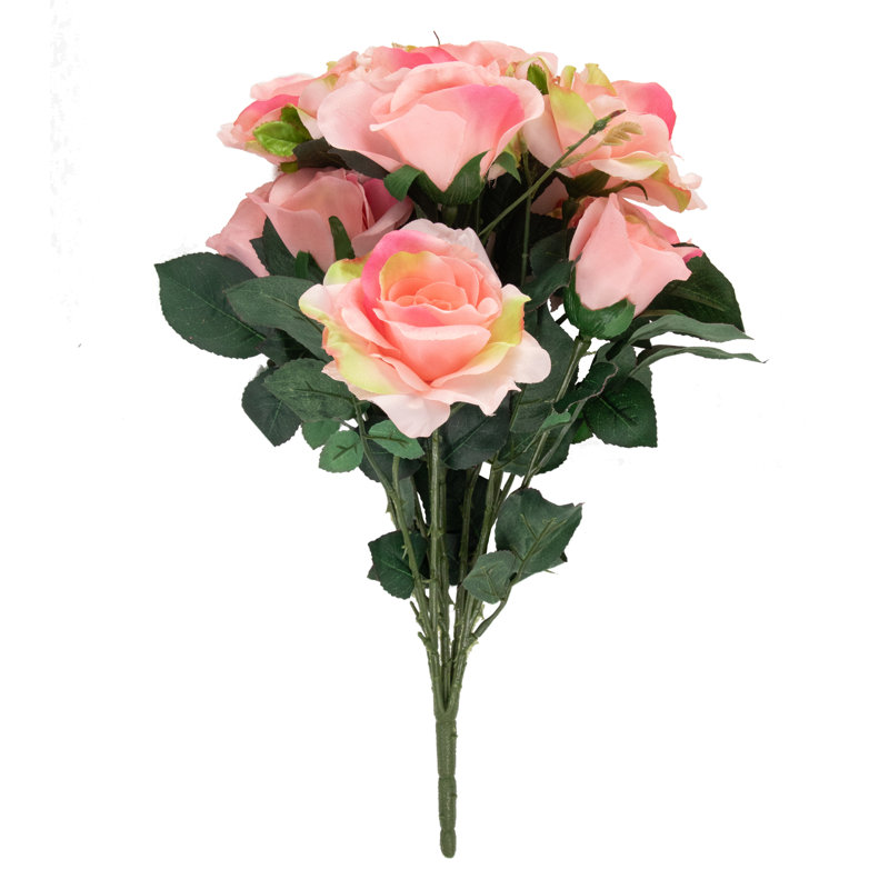 Roses en soie artificielle