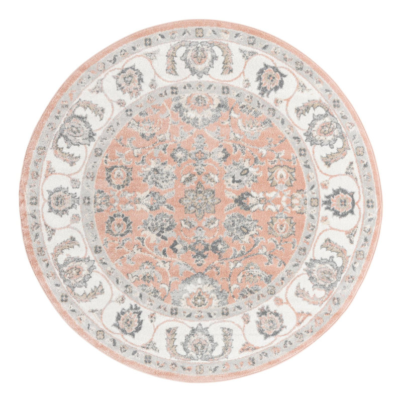 Aurelia Oriental Indoor Rug, Round 7'
