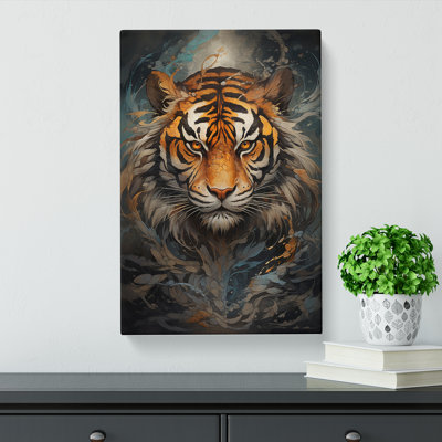 Tiger Futurism No.2 - Wrapped Canvas