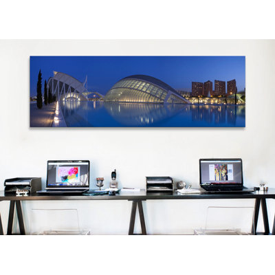 " Opera house at the waterfront, Ciutat De Les Arts I Les Ciencies, Valencia, Spain " Color Photography
