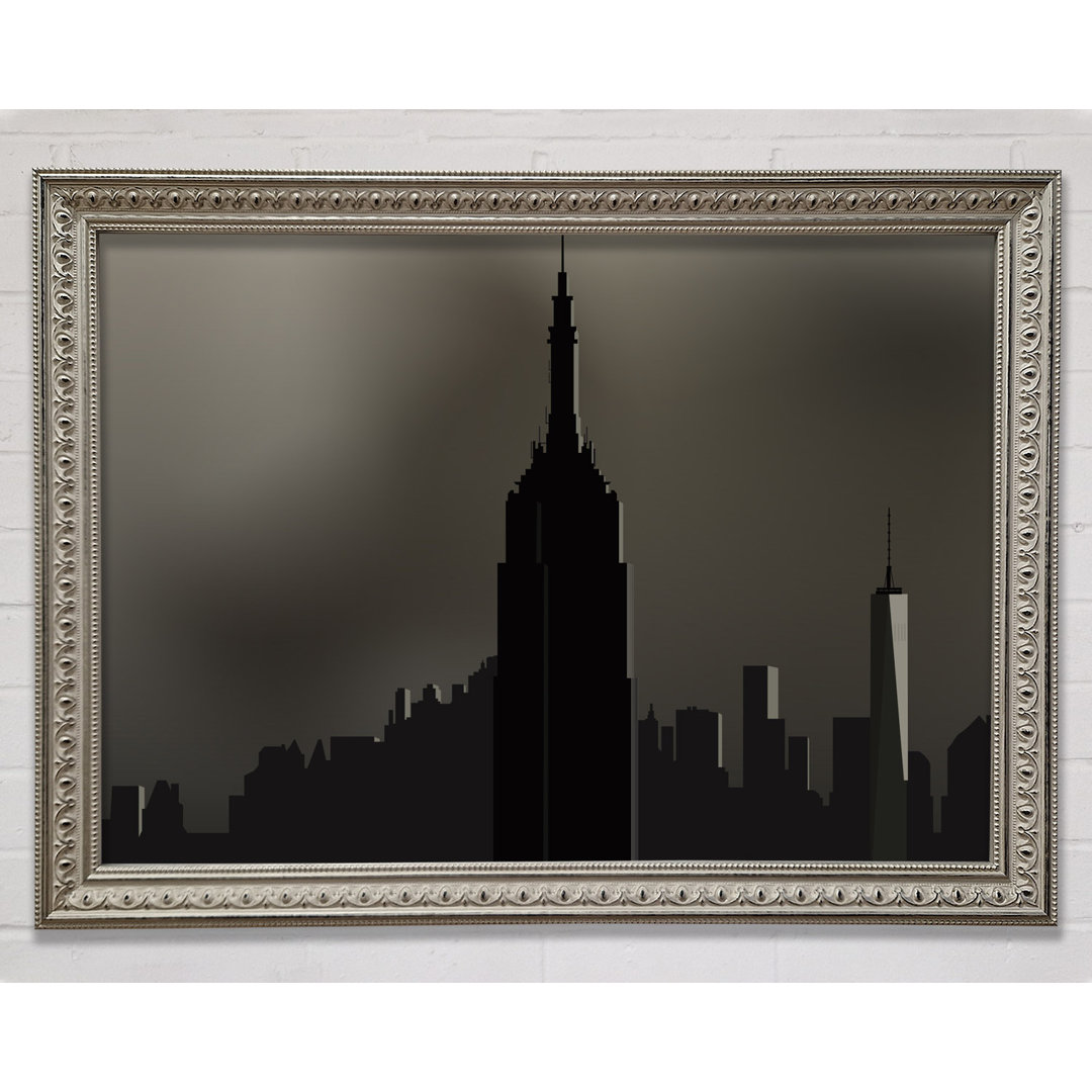 Empire State Building Illustration - Einzelner Bilderrahmen Kunstdrucke