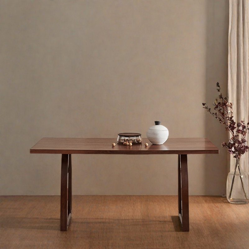 Table de salle à manger rectangulaire moderne et minimaliste, H 29,52 po x L 55,11 po x l 31,49 po