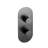 Juno Commercial Matte Black Dual Handle Wall Mounted Bathroom Shower System