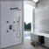 Système de douche complet avec valve brute