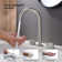 Circular X 2-handle 8" Widespread Bathroom Faucet with Pop Up Drain