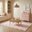 Rug Branch Jaque 8' x 11' (7'7" x 10'10") Pink/White Checkered Kids Area Rug, Modern, Medium Pile, Stain-Resistant Carpet - Playroom, Nursery, Toy Room and Bedroom-99795236