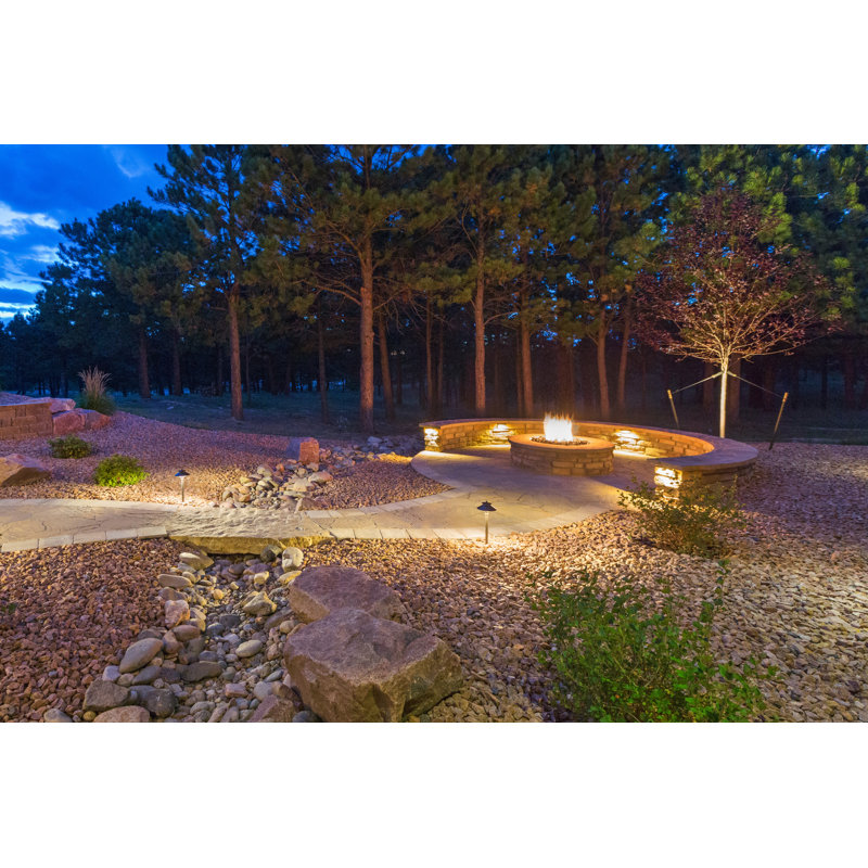Powder Coated Low Voltage Integrated LED Metal Hardscape Light