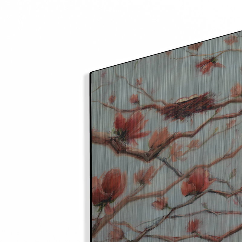 «Poss Possibilits in Full Bloom» par Holly Van Hart, art mural en métal, H 16 po x l 24 po