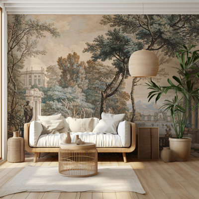Murale pelez et collez French Toile Garden Estate