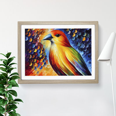 Bird Painting Vol.4 Abstract - Framed Print