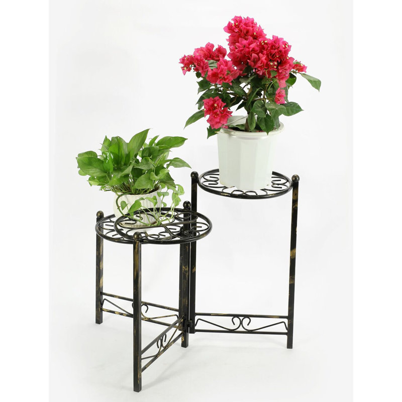 Support pour plante ronde rond à 3 niveaux pour trèfle cardiaque