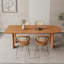 Table de salle à manger en bois de cerisier semi-ronde en bois massif pour la salle à manger / cuisine-1445733992-1445733994