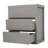 30" Bathroom Vanity With Ceramic Sink And 2 Full-Extension Drawers, Freestanding Bathroom Vanity With 45° Free-Handle Design, Soft Close Undermount Drawer Slides, Gray-1995403948-1995403951